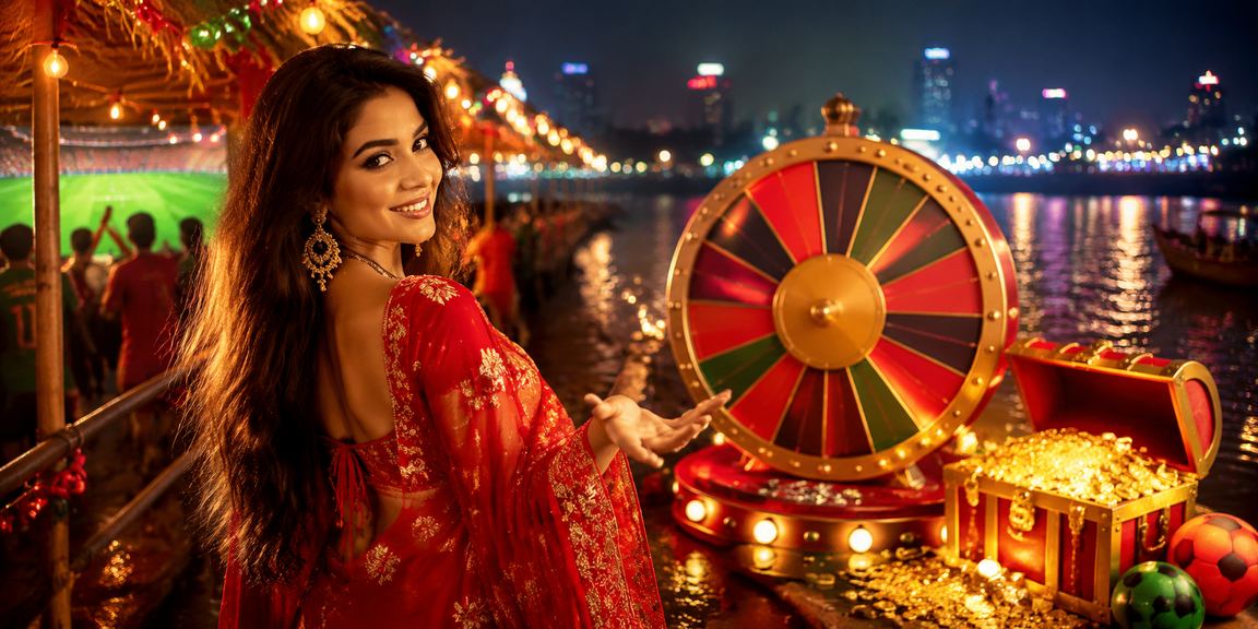 রুলেট টেবিলের লাল ও সবুজ চিপস নিয়ে গেম